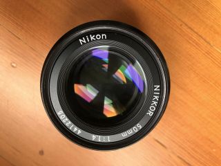 Stunning Vintage Nikon Nikkor 50mm F/1.  4 Ai Lens