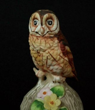 Vintage Towle Bone China Owl Bell 1980s 3