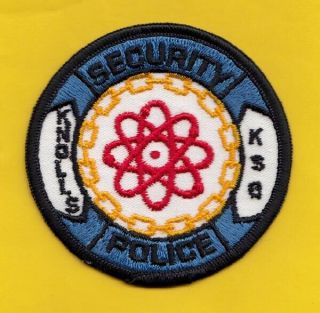 C18 Doe Kapl Energy Nuclear Security Protective Reactors Force Fed Police Patch