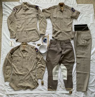 Texas A&m Cadet Corps Upper Classman Uniform - Shirts,  Pants,  Belts/buckles