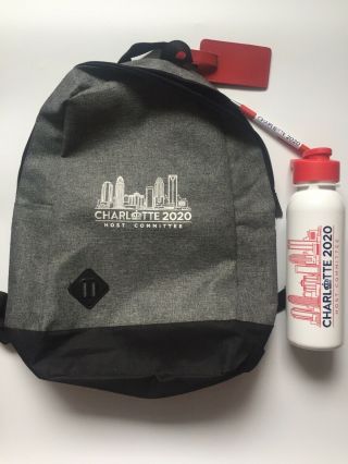 2020 Republican National Convention Charlotte Host Committee Backpack Bag Gifts