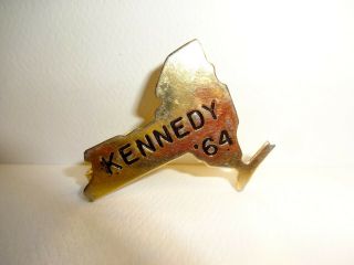 Robert Kennedy 1964 Senator York Tie Bar Clip Political Pin Back Clutch Back