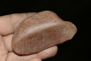 Neolithic Red Stone Axe Head C.  4th - 3rd Millennium Bc