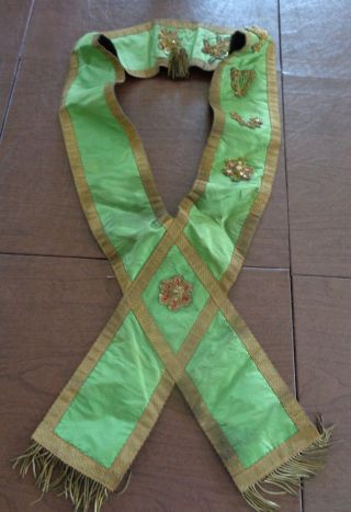 Vintage Ancient Order Of Hibernians Aoh Collar Shawl - Division 29