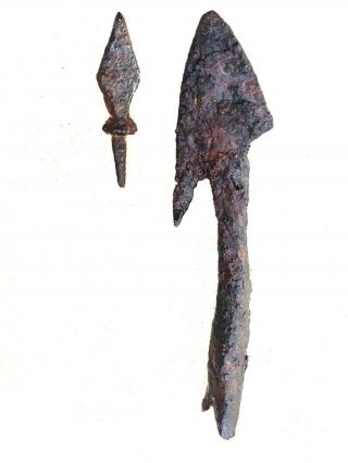 Antique Big Viking Arrowhead Arrow N Sword Rapier