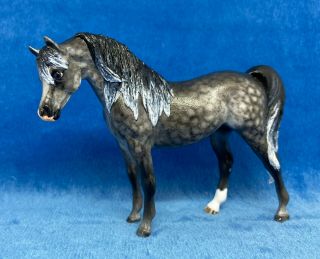 Breyer Stablemate Cm Custom Dark Dapple Gray G1 Arabian Stallion