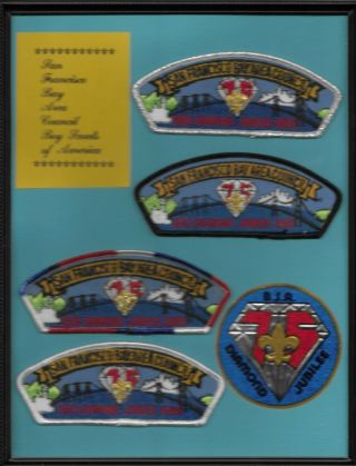 San Francisco Bay Area Council Limited Edition 75th Years Of Scouting 131 Csp