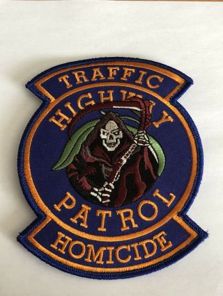 Florida Highway Patrol Traffic Homicide Unit Patch.  (full Colour)
