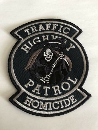 Florida Highway Patrol Traffic Homicide Unit Patch.  (subdued)