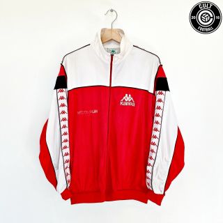 1988/89 Ac Milan Vintage Kappa Football Full Tracksuit Top Jacket (l) Van Basten
