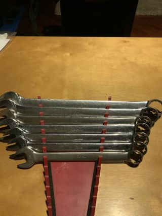 Snap - On Vintage 7 Piece Standard Sae Combination Wrench Set