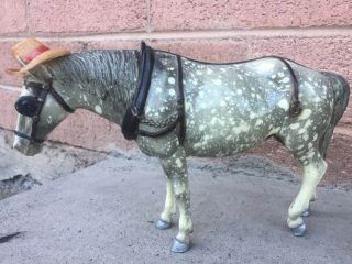 Vintage Breyer Horse Gray / White Traditional Size With Hat