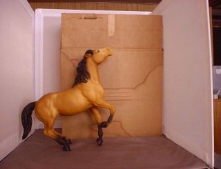 Vintage Breyer 87 Buckskin Mustang Horse In Shipping/ Mailer Box