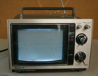 Vintage Sony Econoquick Color Tv Kv - 8000