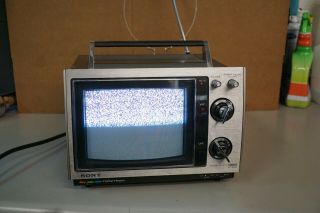 Vintage Sony Econoquick Color TV KV - 8000 2