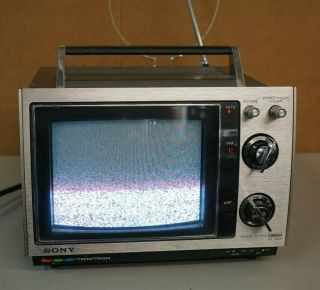 Vintage Sony Econoquick Color TV KV - 8000 3