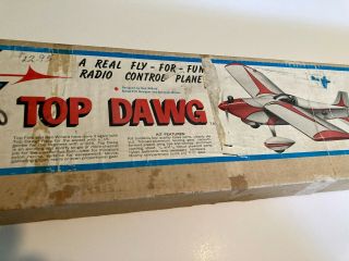 Vintage Top Flite Top Dawg R/C model airplane kit 2