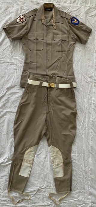 Texas A&m Cadet Corps Senior Uniform - Shirt,  Pants,  Belt/buckle