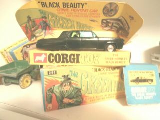 Vintage Diecast Corgi 268 Black Beauty Green Hornet Car
