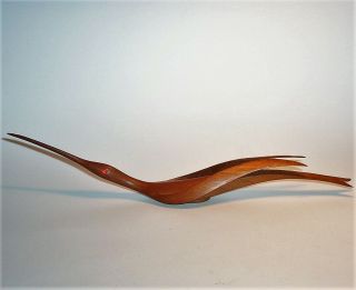 Old Abstract Bird Hand Carved Wood Art Sculpture Statue Figurine Vintage Antique
