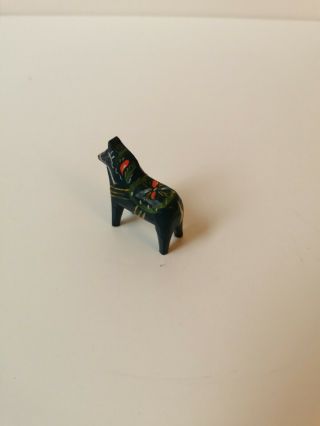 Rare Antique Swedish Hand Made Dala Horse From Middle 1900´s 1,  5 " High