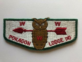 Pokagon Lodge 110 Oa S1 First Flap Patch Order Of The Arrow Boy Scouts