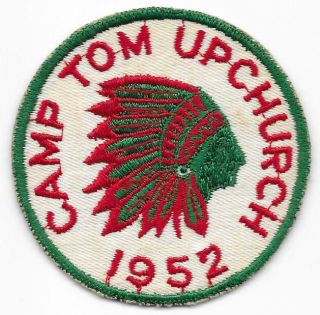 1952 Camp Tom Upchurch Cape Fear Area Council Boy Scout Of America Bsa