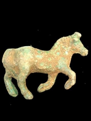 Rare Ancient Roman Bronze Period Horse Statue - 200 - 400 Ad (5)