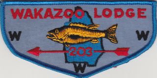 Orde Rof The Arrow Wakazoo Lodge 203,  F - 4 Fruit Belt Area Council