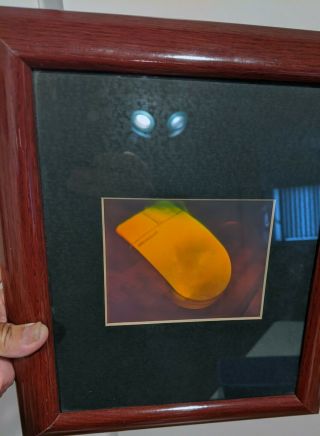 3d Mouse Two - Channel Hologram Picture Matted Vintage 1990s