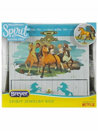 Breyer Dreamworks Spinning Horse " Home On The Range " Jewelry Music Box Nib