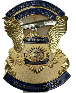 Trump 2017 Inauguration Badge Obsolete