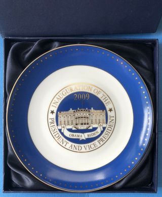 Barack Obama Commemorative 56th Presidential Inaugurate Plate Rarely Available