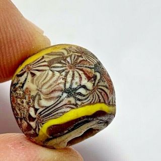 Museum Quality,  Extremely Rare Phoenician Glass Coloured Old Bead 14mm