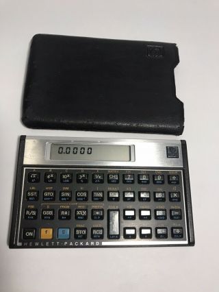 Vintage Hewlett Packard Hp 15c Scientific Calculator - - Batteries
