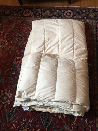 Vintage Scandia Goose Down Duvet Comforter King 108” X 94”