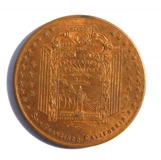 1939 Golden Gate International Exposition San Francisco California Medal