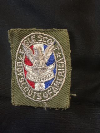 Vintage 1933 - 55 Type 2 Sea Scout Eagle Scout Cut Square Patch