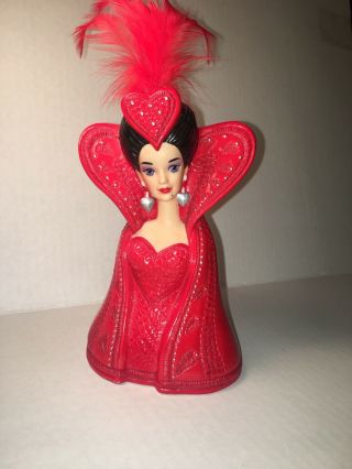 1995 Bob Mackie Mattel Barbie Queen Of Hearts Vase