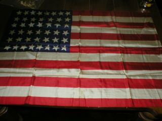 Antique American Flag 44 Stars