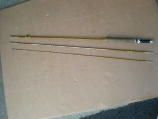 Vintage Phillipson Powr Pakt 8 1/2’ - 3 Pc.  Split Cane Bamboo Fly Rod