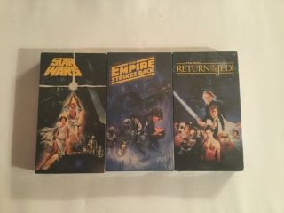 Vintage Star Wars VHS Trilogy Tapes - Versions 3