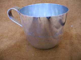 Vintage Sterling Tiffany & Co Makers Baby Cup