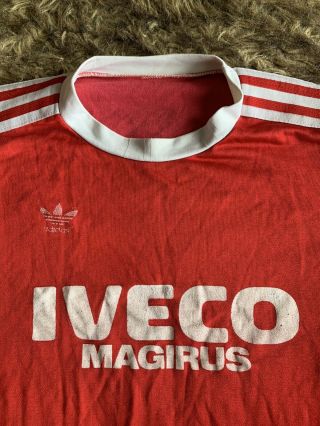 1982 1984 Bayern Munich Home Shirt Adidas Football Vintage Medium Bundesliga