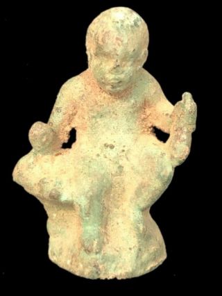 Rare Ancient Roman Bronze Period Statue - 200 - 400 Ad (10)