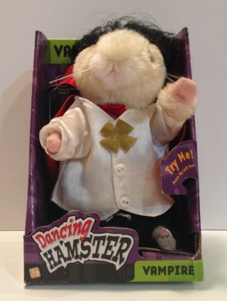 Gemmy Dancing Hamster Vampire 2005 Sings " Get Down Tonight "