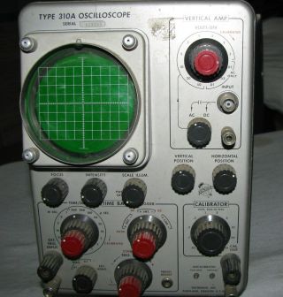 Vintage Tektronix Oscilloscope Type 310a,