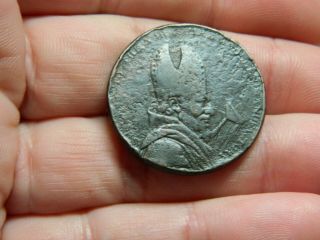 Un Researched Vintage Leeds Halfpenny Token / Coin 1793 Metal Detecting Detector