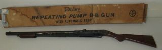 Vintage Daisy Model 25 Pump Action Bb Gun,  Rogers Ark. ,  Usa 1950 