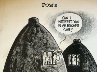 Political Cartoon by Lou Grant – Reagan - Brezhnev – POWs 3
